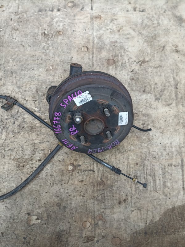 Ступица TOYOTA COROLLA SPACIO AE111 4A-FE задняя правая ABS (б/у)