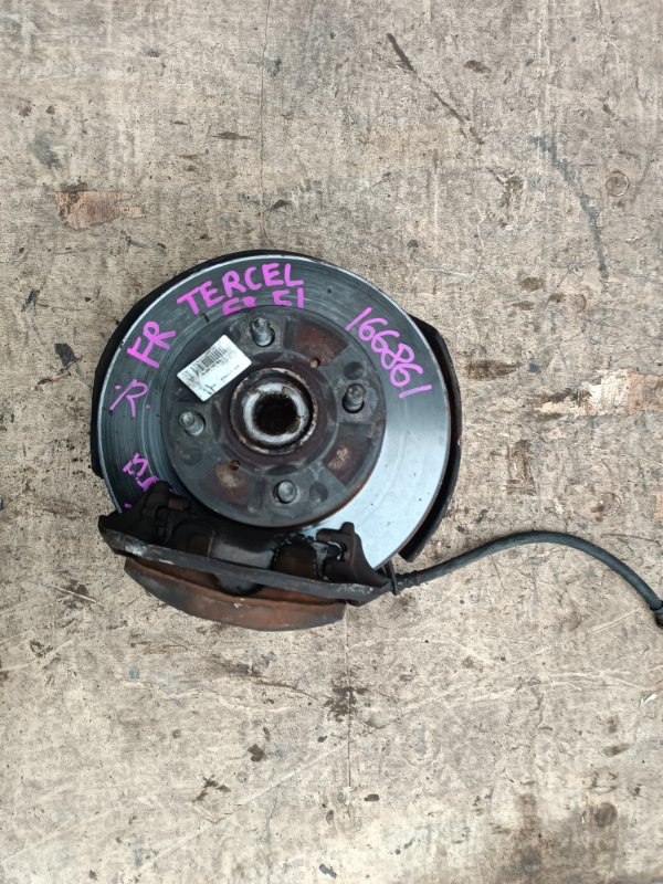Ступица TOYOTA TERCEL EL51 4E-FE передняя правая (б/у)