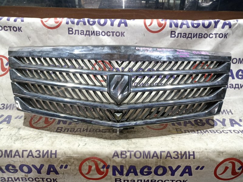 Решетка TOYOTA ALPHARD MNH15 1MZ-FE передняя 2 MODEL (б/у)
