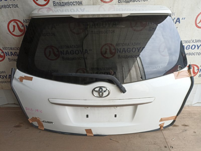 Дверь 5-я TOYOTA COROLLA FIELDER ZRE144 2ZR-FE задняя COLOR 040 (б/у)