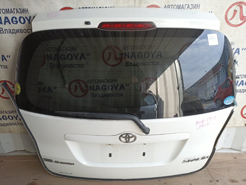 Дверь 5-я TOYOTA COROLLA SPACIO ZZE124 1ZZ-FE задняя COLOR 040 (б/у)