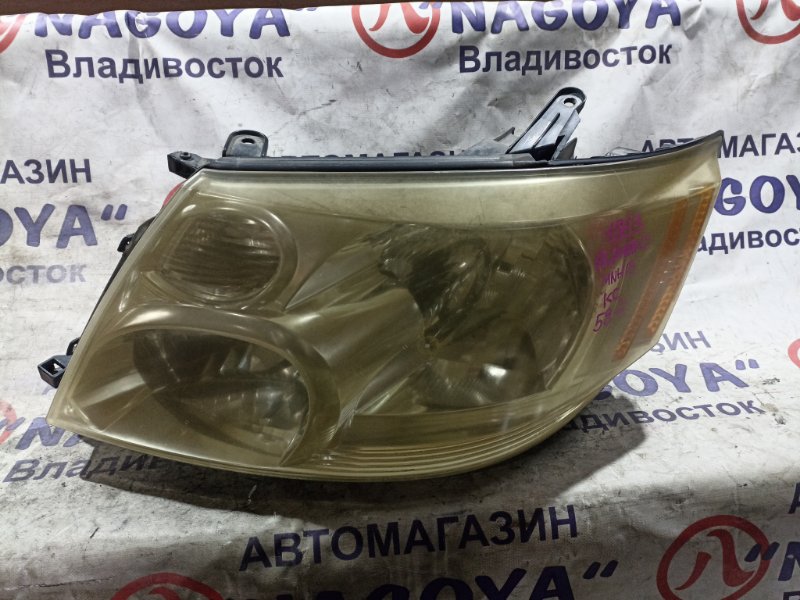 Фара TOYOTA ALPHARD MNH15 1MZ-FE передняя левая 58-2 (б/у)