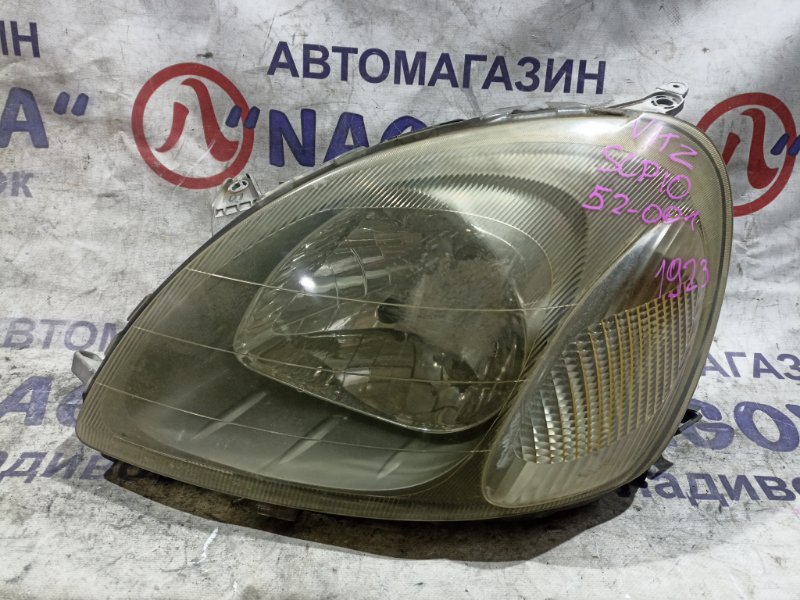 Фара TOYOTA VITZ SCP10 1SZ-FE передняя левая 52001 (б/у)