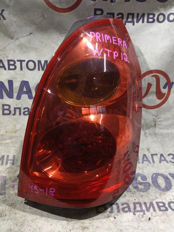 Стоп-сигнал NISSAN PRIMERA WTP12 QR20DE задний правый 4918 (б/у)