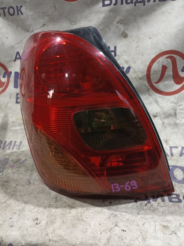 Стоп-сигнал TOYOTA COROLLA SPACIO NZE121 1NZ-FE задний левый 1369 (б/у)