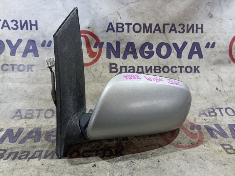 Зеркало TOYOTA WISH ZNE10 1ZZ-FE переднее левое 5 KOHTAKTOB (б/у)