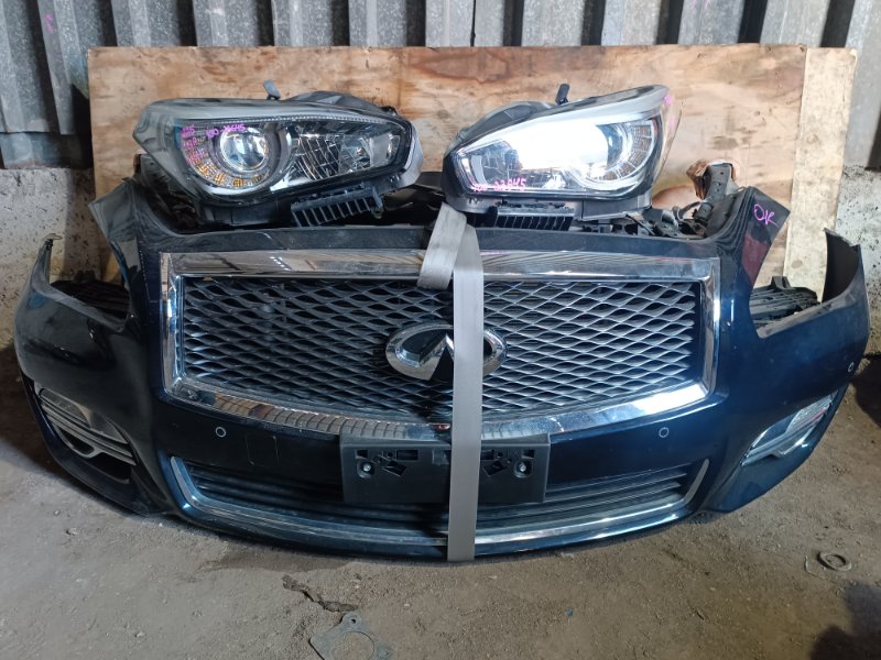 Nose cut NISSAN FUGA KNY51 VQ37VHR передний 100-23645 (б/у)