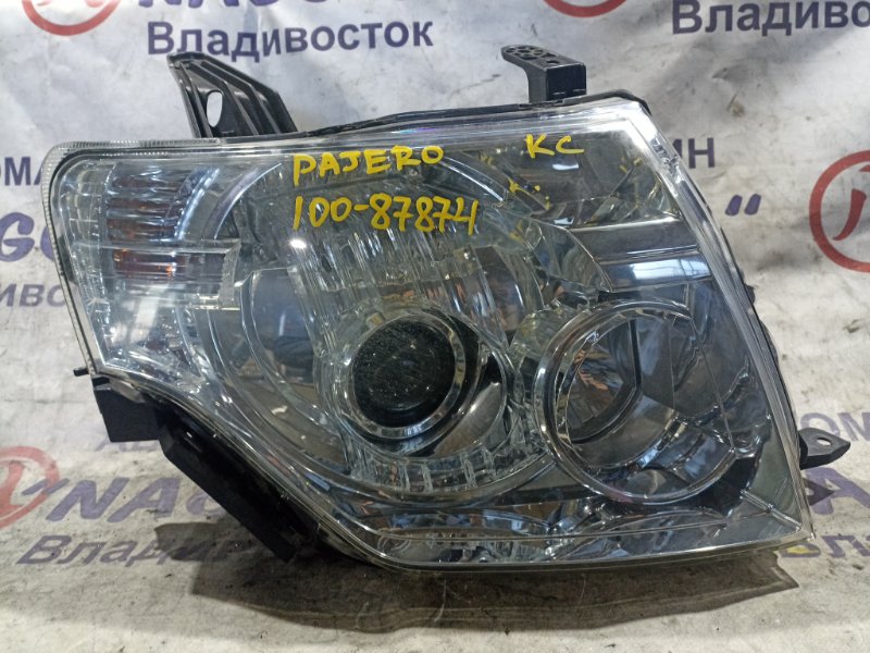 Фара MITSUBISHI PAJERO V83W 6G72 передняя правая 100-87874 (б/у)