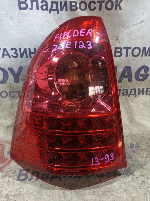 Стоп-сигнал TOYOTA COROLLA FIELDER ZZE123 2ZZ-GE задний левый 1393 (б/у)