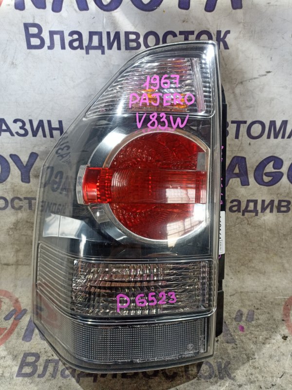 Стоп-сигнал MITSUBISHI PAJERO V83W 6G72 задний левый P6523 (б/у)