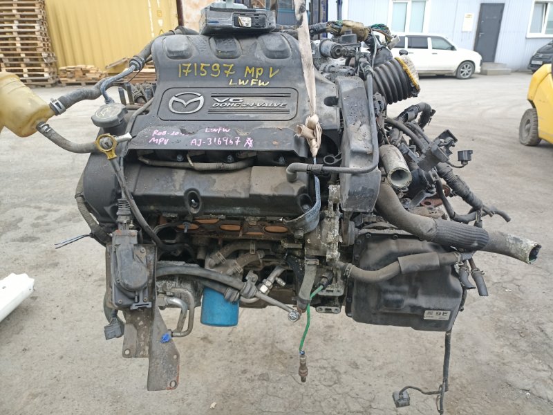 Двигатель MAZDA MPV LWFW AJ-DE 316967 (б/у)