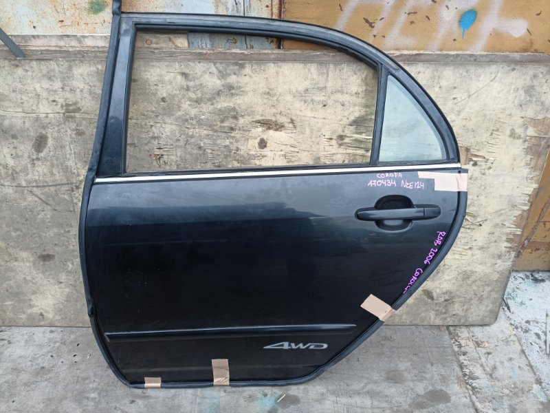 Дверь TOYOTA COROLLA NZE124 1NZ-FE задняя левая SEDAN (б/у)