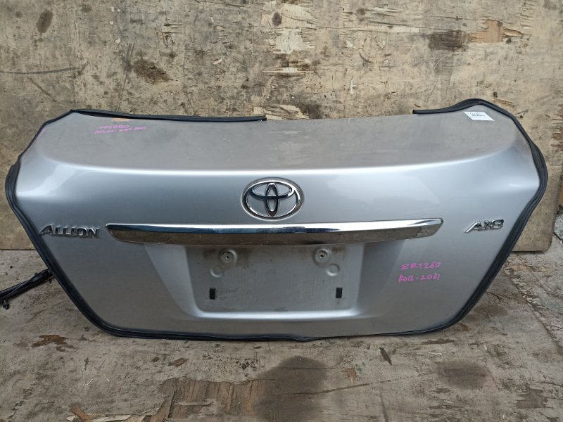 Крышка багажника TOYOTA ALLION ZRT260 2ZR-FE задняя COLOR 1F7 (б/у)