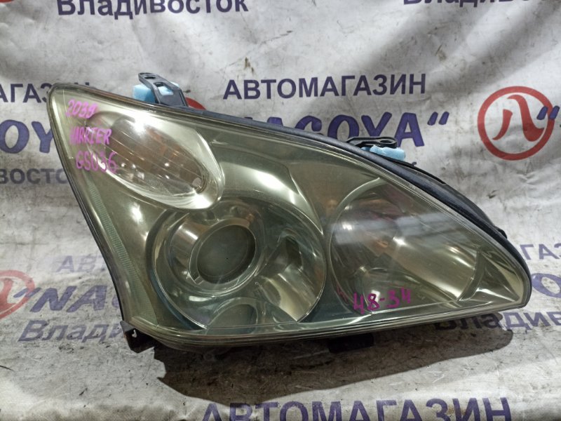 Фара TOYOTA HARRIER GSU36 2GR-FE передняя правая 4834 (б/у)