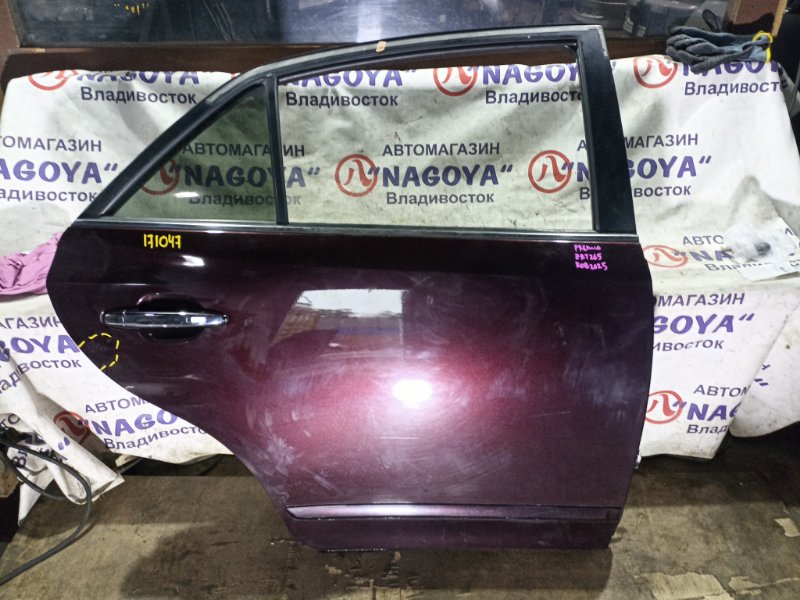 Дверь TOYOTA PREMIO ZRT265 2ZR-FE задняя правая COLOR 3R0 (б/у)