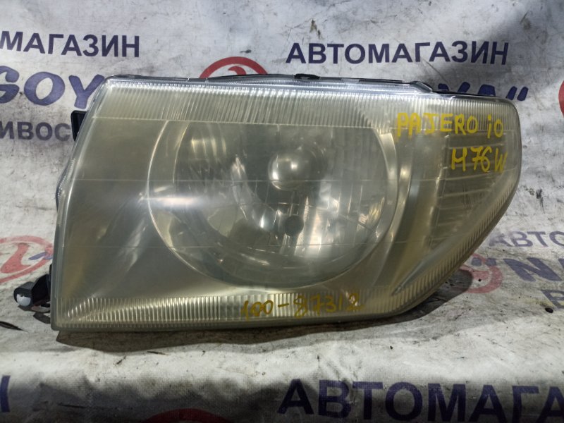 Фара MITSUBISHI PAJERO IO H76W 4G93 передняя левая 100-87312 (б/у)