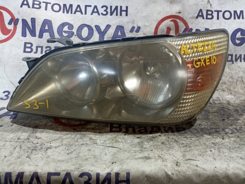 Фара TOYOTA ALTEZZA GXE10 1G-FE передняя левая 53-1 (б/у)