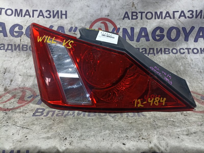 Стоп-сигнал TOYOTA WILL VS NZE127 1NZ-FE задний левый 12484 (б/у)