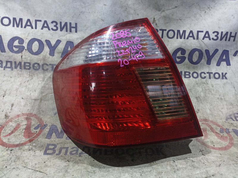 Стоп-сигнал TOYOTA PREMIO ZZT240 1ZZ-FE задний левый 20429 (б/у)