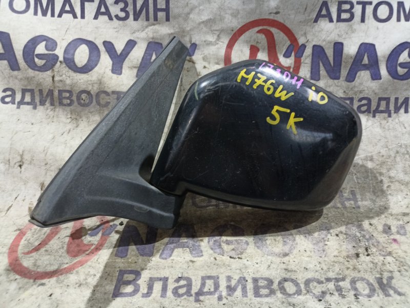 Зеркало MITSUBISHI PAJERO IO H76W 4G93 переднее левое 5 KOHTAKTOB (б/у)