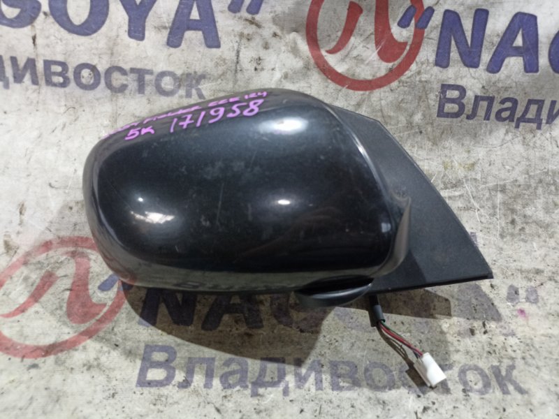 Зеркало TOYOTA COROLLA FIELDER ZZE124 1ZZ-FE переднее правое 5 KOHTAKTOB (б/у)