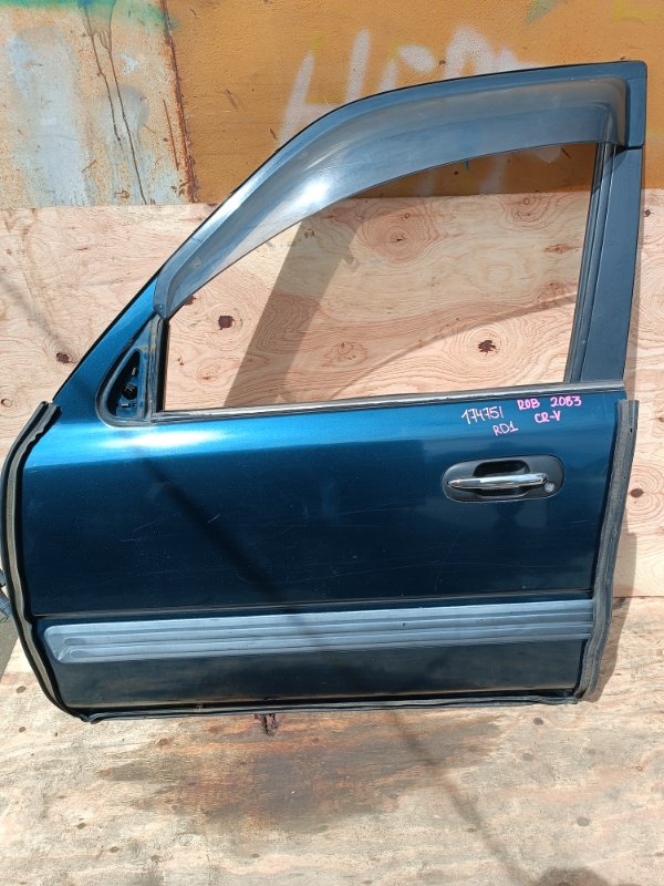 Дверь HONDA CR-V RD1 B20B передняя левая COLOR G82P (б/у)