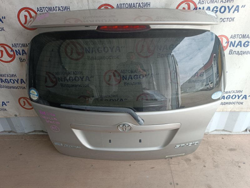 Дверь 5-я TOYOTA COROLLA SPACIO ZZE122 1ZZ-FE задняя COLOR 1D9 (б/у)