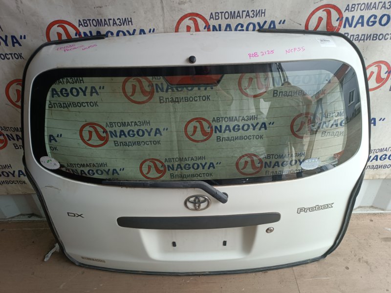 Дверь 5-я TOYOTA PROBOX NCP55 1NZ-FE задняя COLOR 058 (б/у)