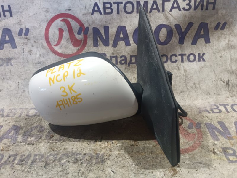 Зеркало TOYOTA PLATZ NCP12 1NZ-FE переднее правое 3 KOHTAKTA (б/у)