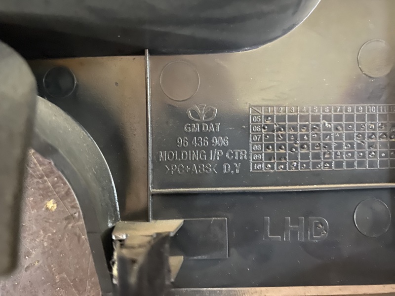 Накладка щитка приборов Epica V250