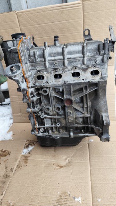 Двигатель Volkswagen Polo 2009—2015 CFN 03C100092BX Б/У