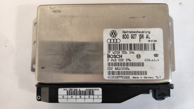 Запчасть блок управления акпп Volkswagen PASSAT 1997-2001 B5 8D0927156AL Б/У Блок управления АКПП Volkswagen PASSAT 1997-2001 B5 8D0927156AL Б/У