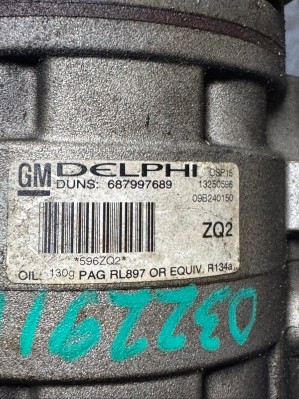 Компрессор кондиционера Cruze 2012 J300 F18D4 Компрессор кондиционера Cruze 2012 J300 F18D4