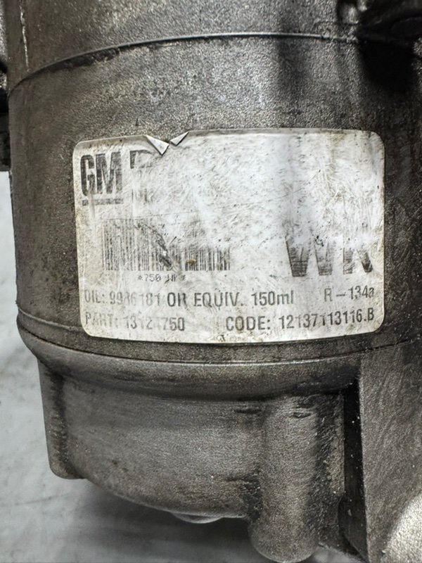 Компрессор кондиционера Vectra C 2008 Z18XER Компрессор кондиционера Vectra C 2008 Z18XER