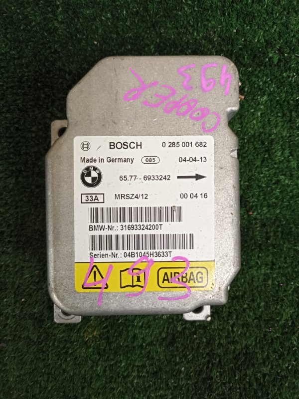 Блок airbag MINI COOPER R50 65776933242 контрактная