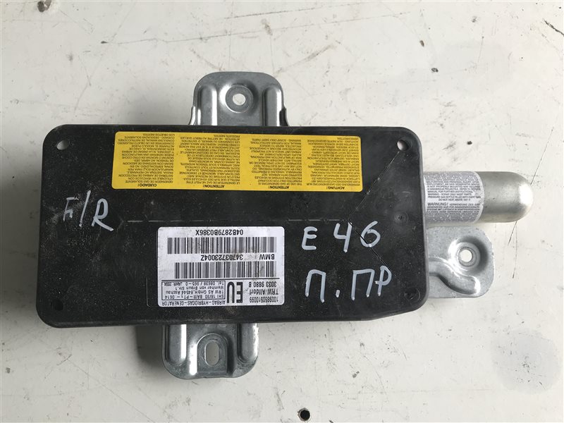 Подушка безопасности двери Bmw 318I E46 N46B20A 2004 передняя правая