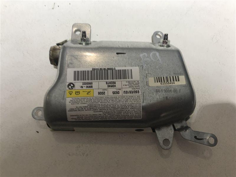 Подушка безопасности двери Bmw 5-Series E60 N52B25A 2006 передняя правая