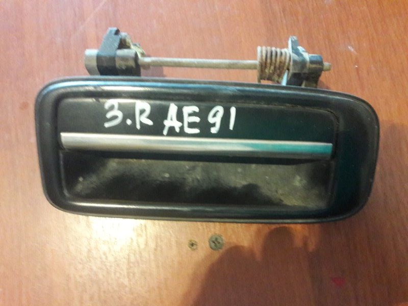 Ручка двери внешняя Toyota Corolla AE91, AE90 5AFE 1992 задняя правая