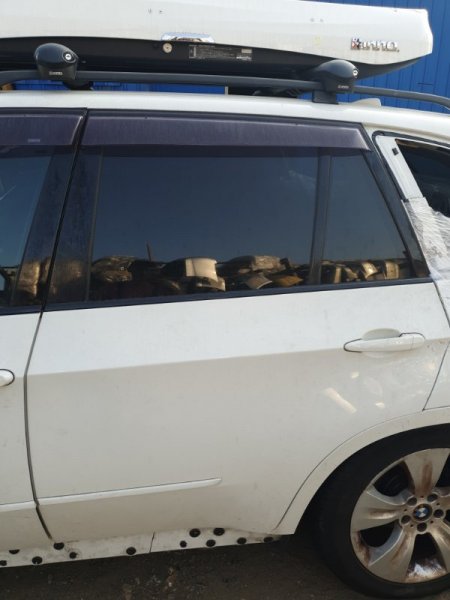 Стекло двери Bmw X5 E70 N52B30 2007 заднее левое