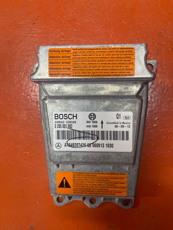 Блок управления airbag Mercedes Benz Gl550 W164 M273E55 2006
