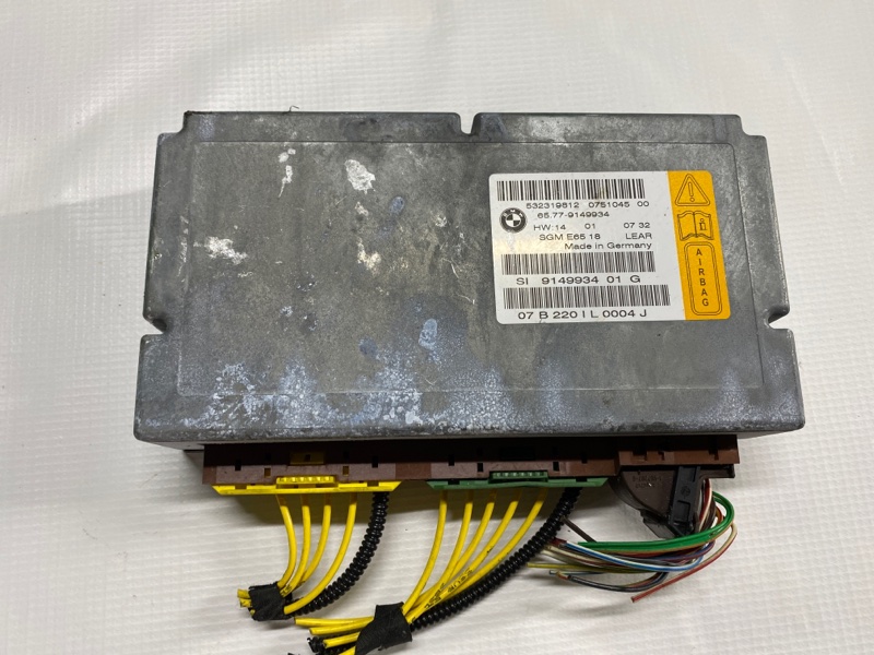 Блок управления airbag Bmw 7-Series E65 N62B48B 2007