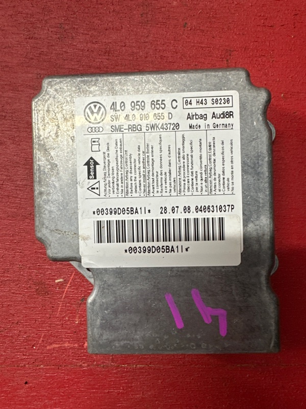 Блок управления airbag Audi Q7 4LB BHK 2009 Пробег 114.000 км