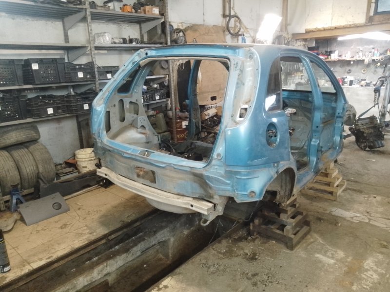 Часть кузова задний Opel Corsa C Z10XE Б/У