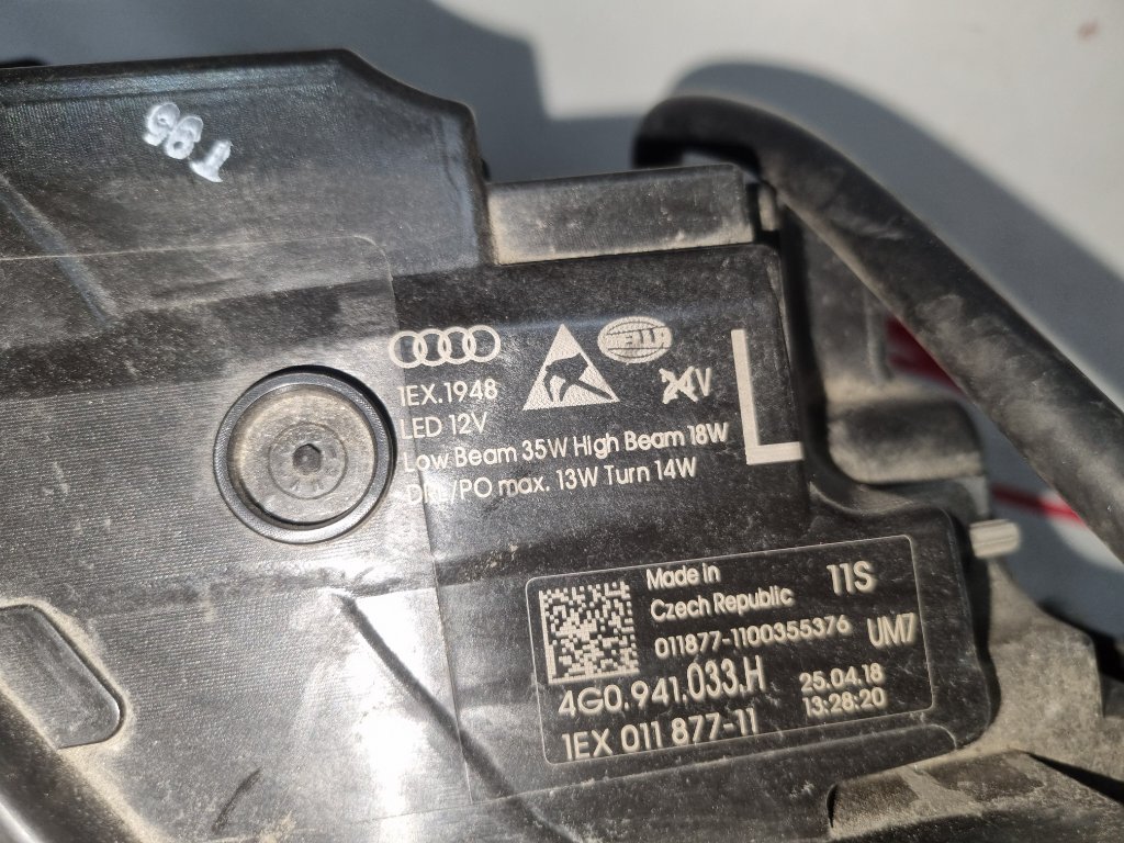 Фара светодиодная левая A6 2018 C7