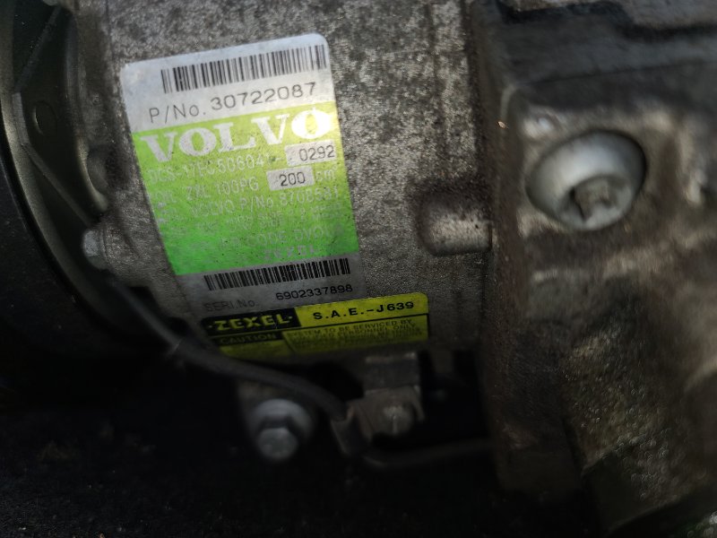 Компрессор кондиционера XC90 C98 B6324S