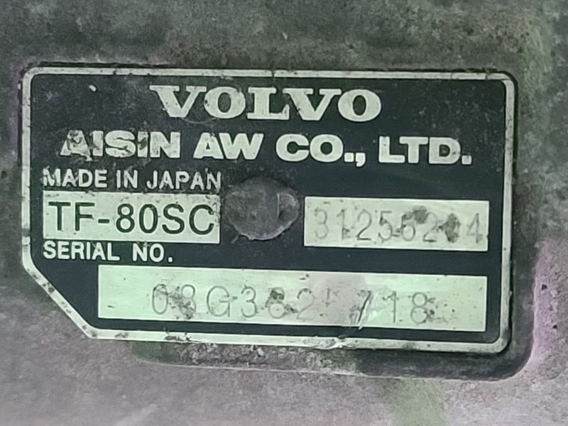 АКПП V70 2009 BW56 B5254T6