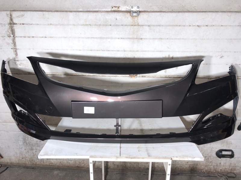 Бампер передний Hyundai Solaris 2014-2017 865114l500vc5 новая