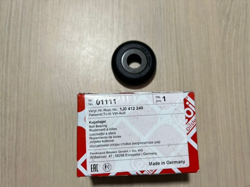 Подшипник опоры стойки амортизатора передний Volkswagen polo 2015-2022 5 1J0412249 новая