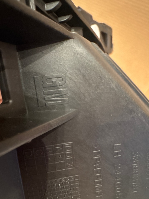 Кронштейн бампера задний левый Astra 2004-2015 H