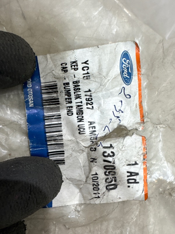 Бампер задний левый Transit 2006-2013 TT9